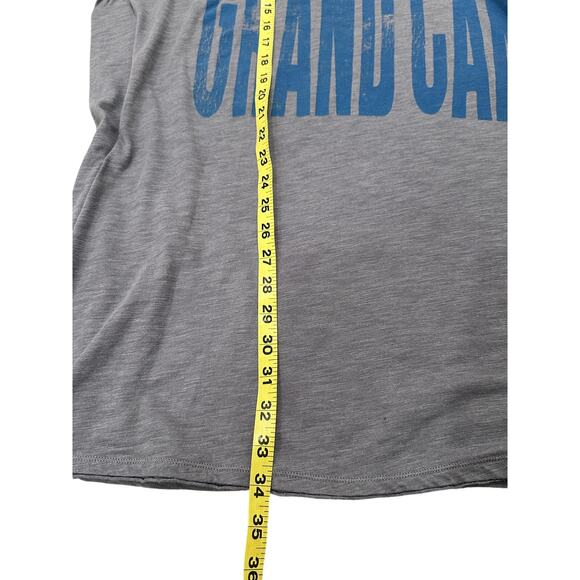 Free People We The Free City Slicker Tunic Graphic Print Top Gray, size Medium - Picture 7 of 10